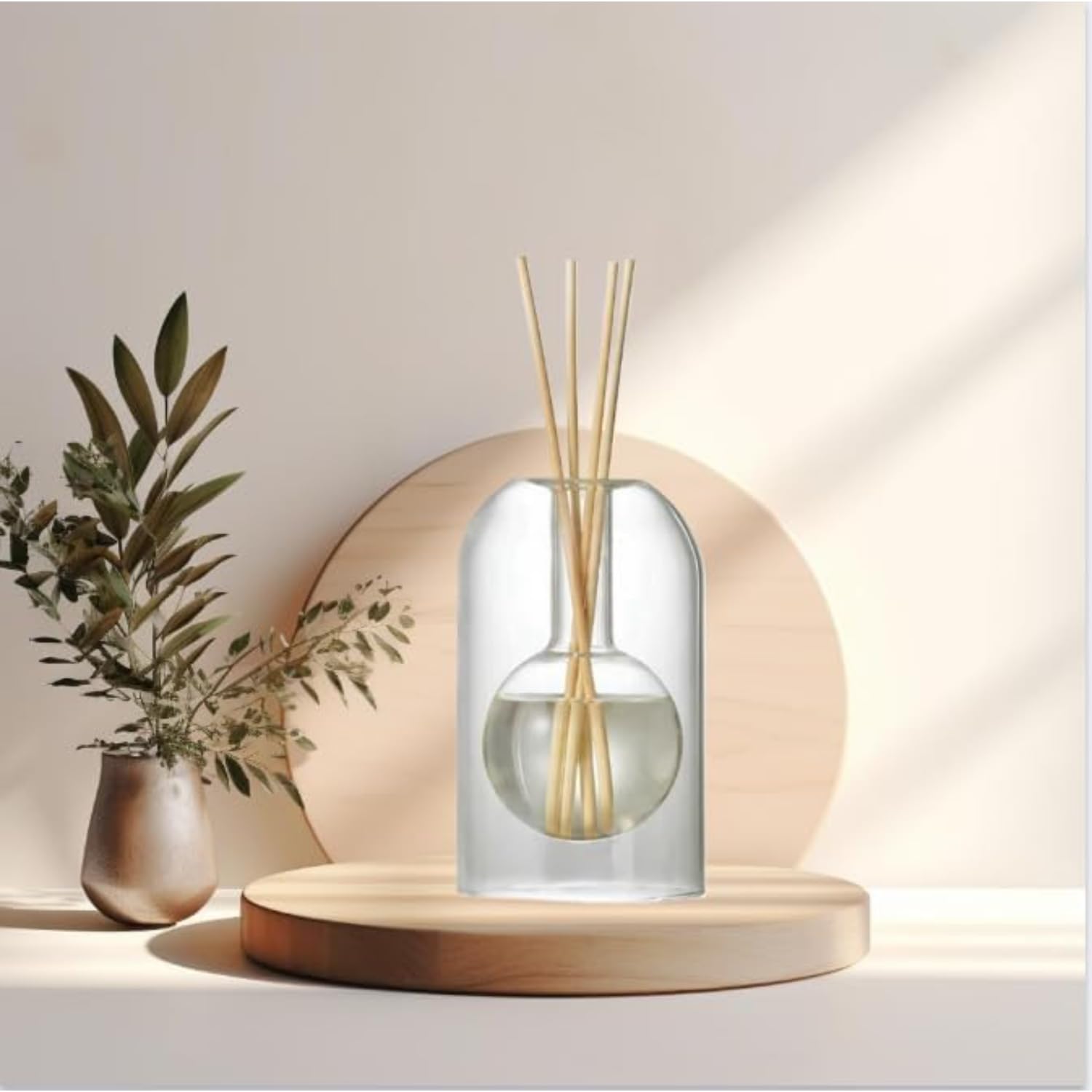 アロマオイル入れ ガラス被せガラス北京ガラス風